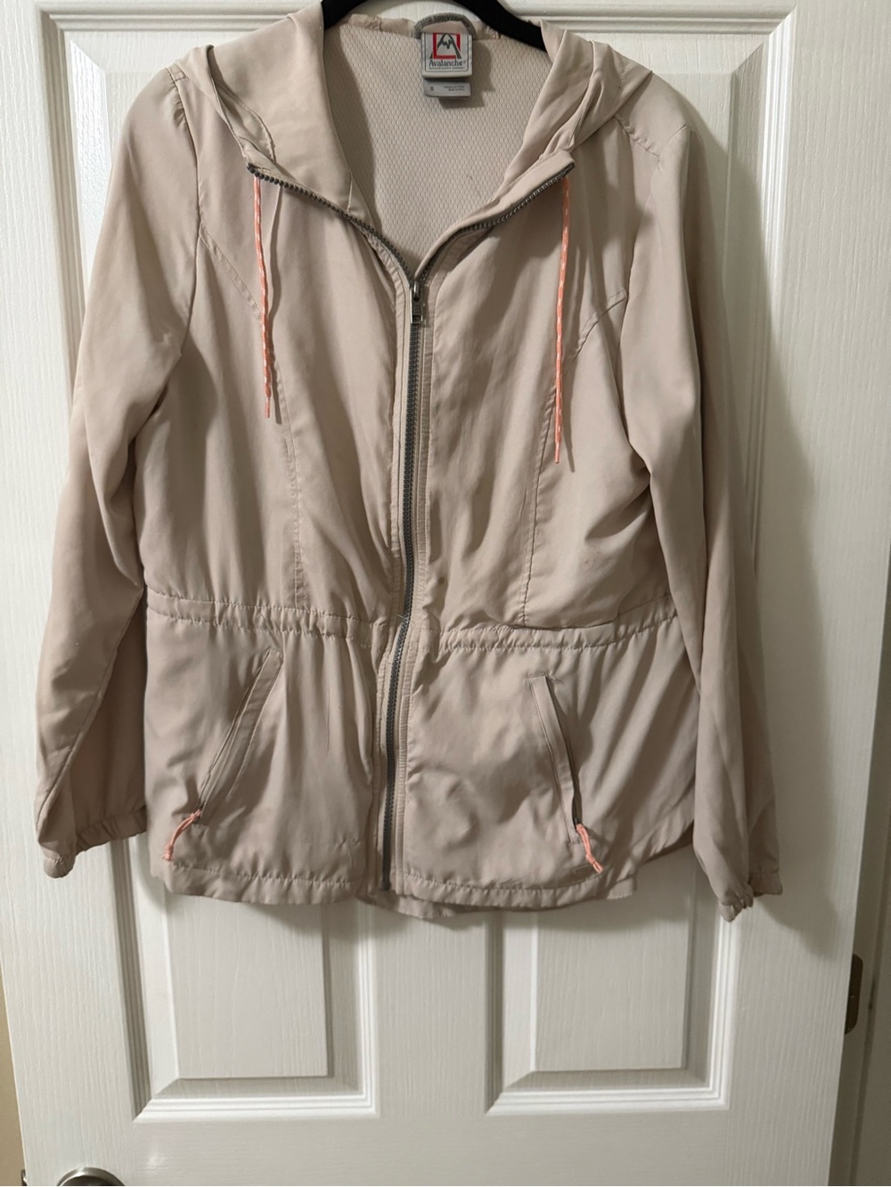 Avalance Women's Light Beige Utility Hooded Jacket